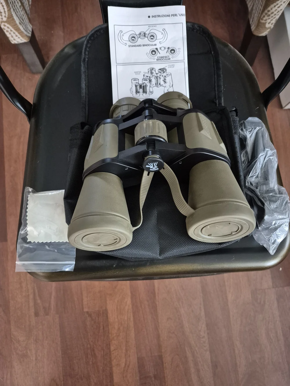 Binoculars - Olive Green Outdoor 20x50, 20x Magnification.